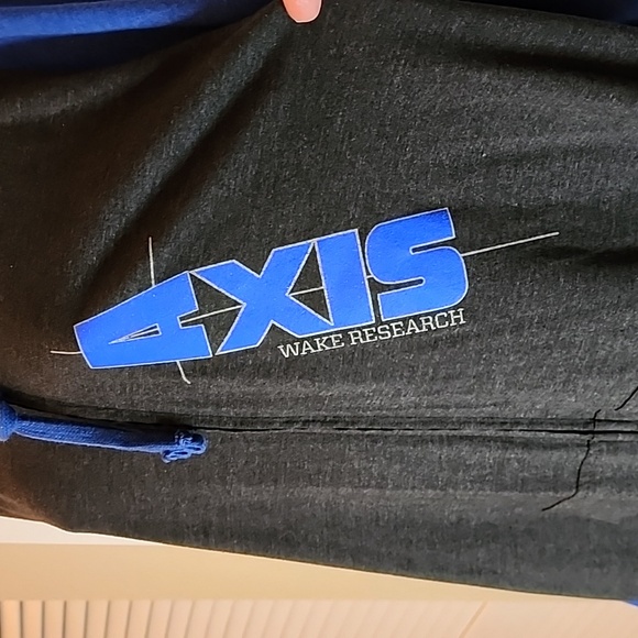 Malibu Axis Wake Research Zip-Up Hoodie, Lightweight, Size XXL - Picture 4 of 6